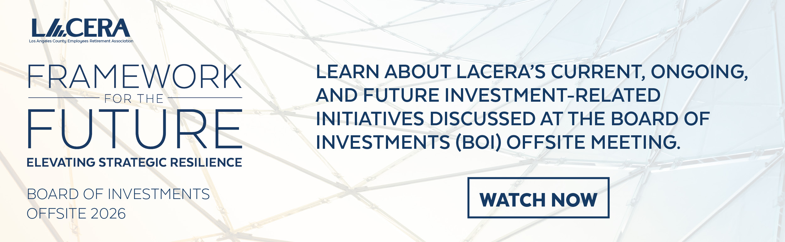 LACERA BOI Offsite 2026 graphic promoting 