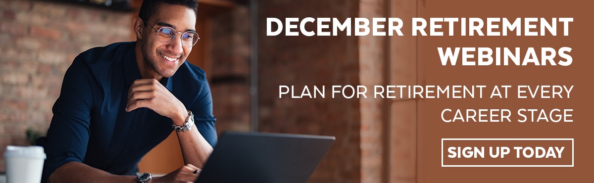 December 2025 Retirement Webinars