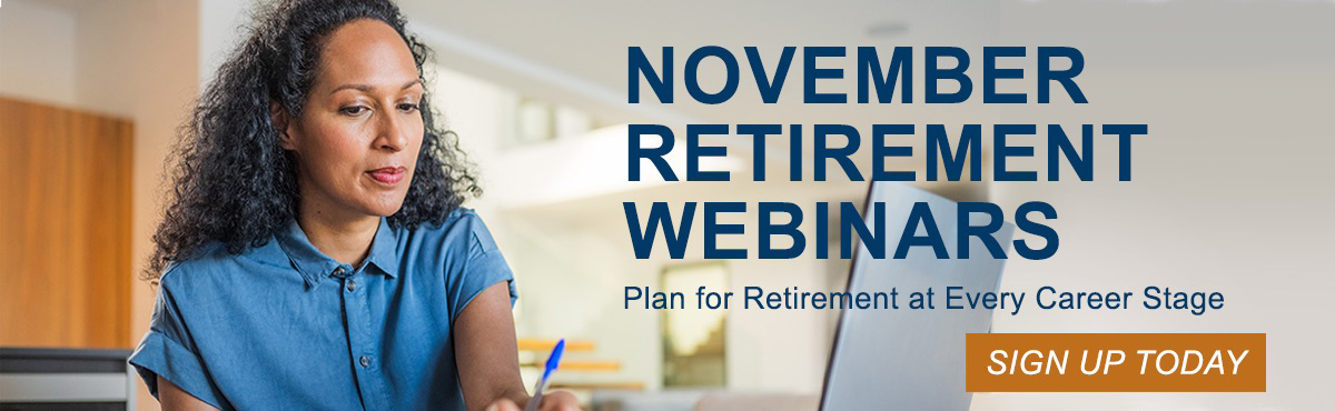 November 2025 Retirement Webinars